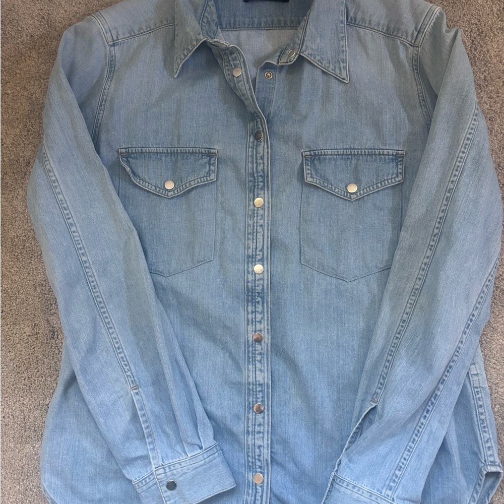Goldsign Light Blue Button Down Shirt